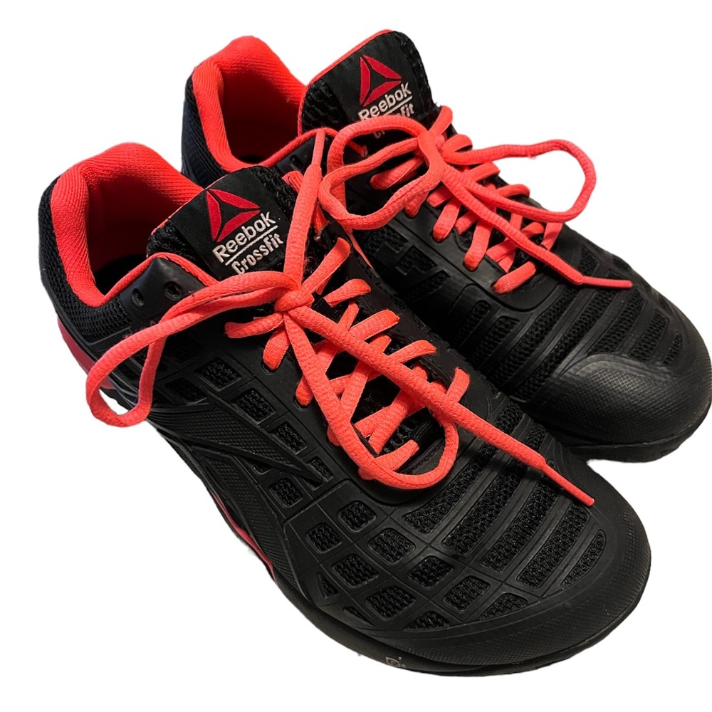 Reebok black and pink Crossfit Sneakers
